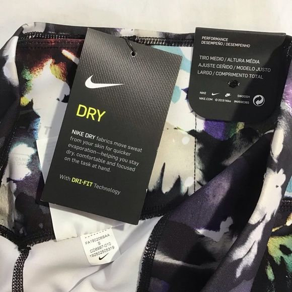 New The Nike One Printed Leggings Tight Fit CD6997 - Picture 4 of 8